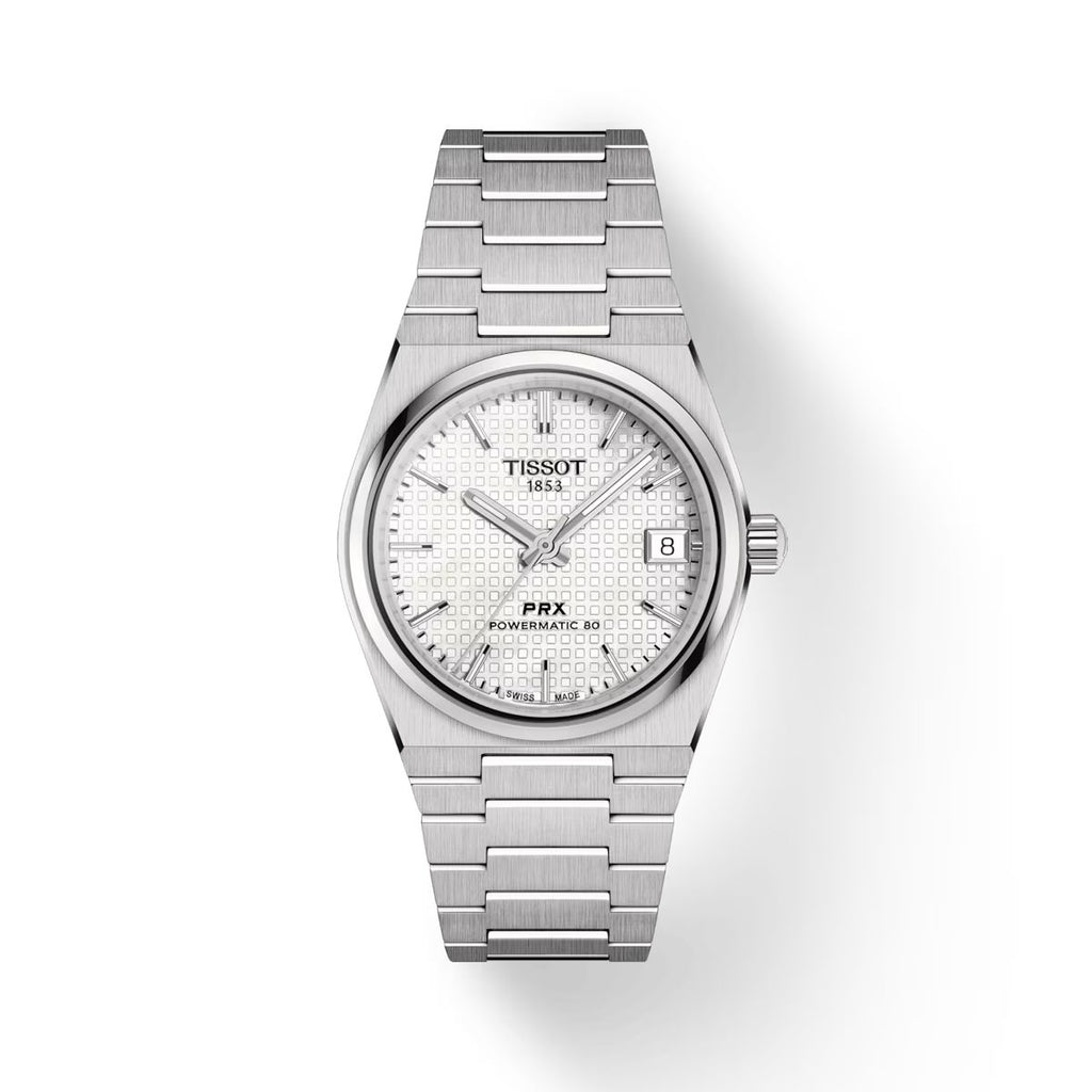 Tissot PRX Powermatic 80 hvit 35 mm