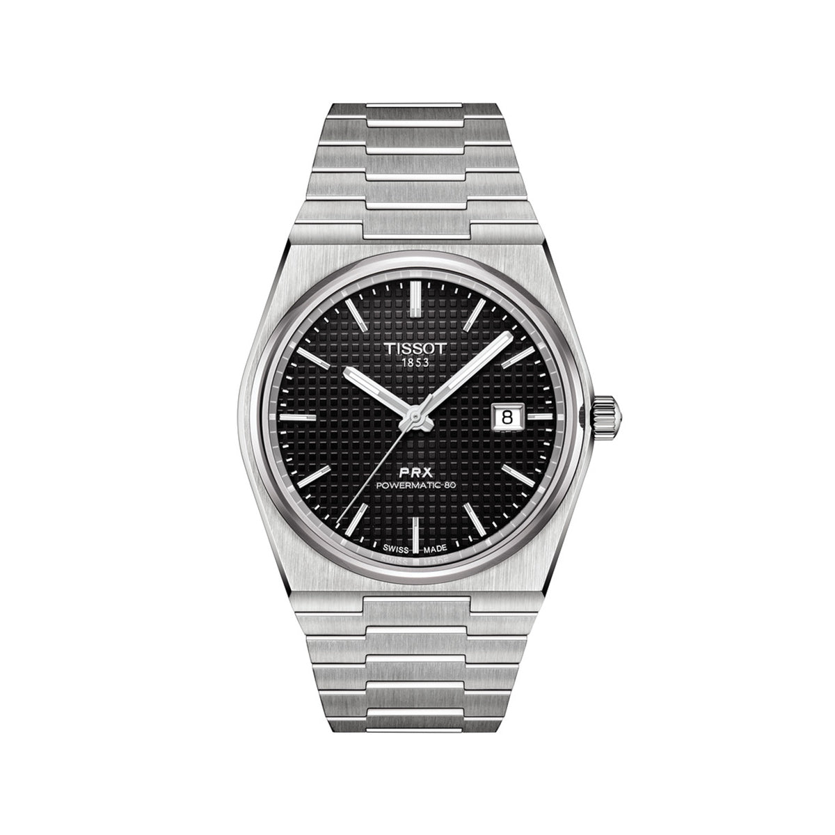 Tissot PRX Powermatic 80 svart 40 mm
